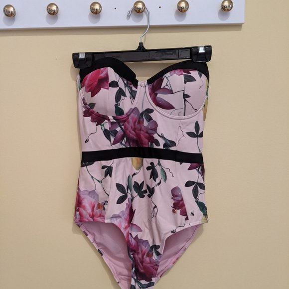 Ted Baker Strapless Swimsuit - Picture 2 of 4